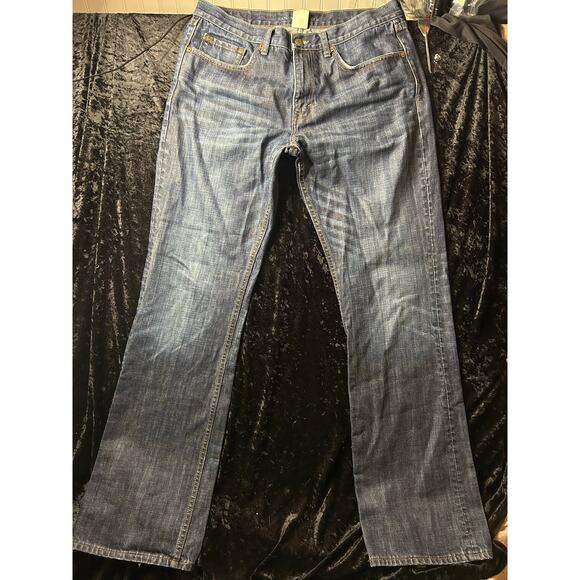 Banana Republic Men’s Bootcut Jeans 33x34 Blue Denim Classic Fit - Picture 1 of 11